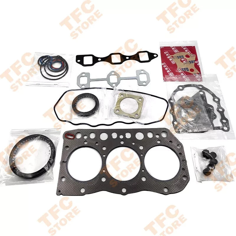 Full Gasket Kit Set For Yanmar 3TNC78 Engine With Cylinder Head Gasket