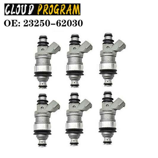 6PC Fuel Injectors 23250-62030 For 4Runner Tacoma 3.4L for Lexus ES300 Camr v
