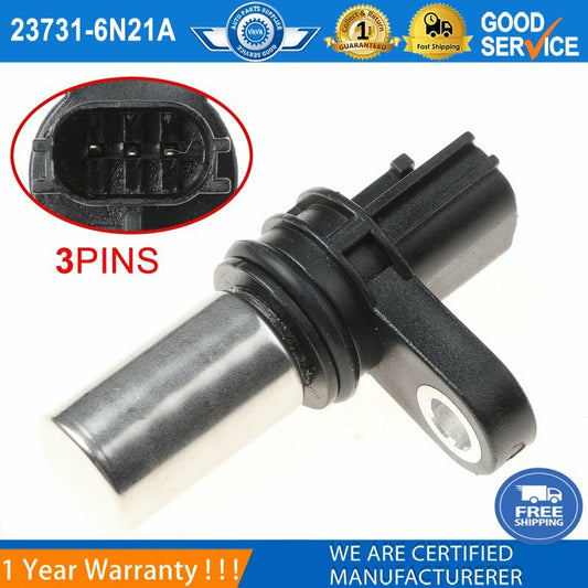 Two camshaft and crankshaft position sensors suitable for 02-06 for Nissan Altima 2.5L 23731-6N21A