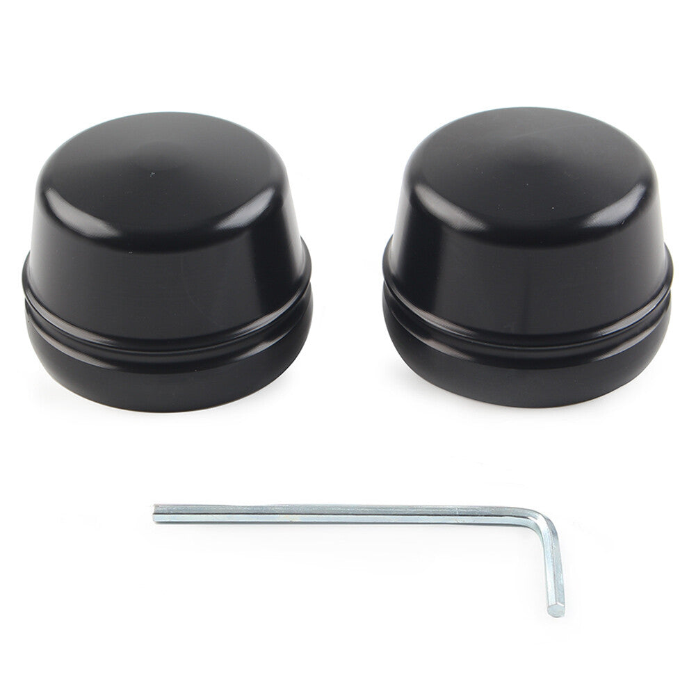 Front Axle Cap Nut Covers for Harley Electra Glide Ultra Classic FLHTC FLHTCU Q