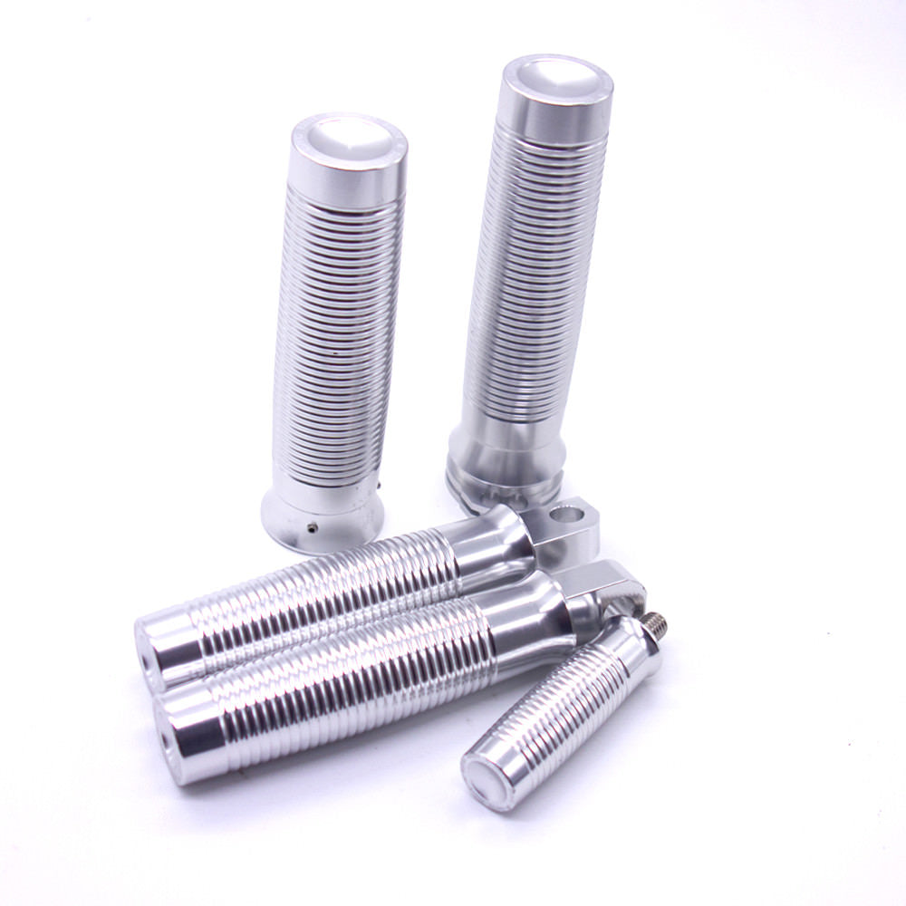 Silver Footrest FootPeg+Shifter Peg +Hand Grips for Harley Sportster XL 1200 883 Q