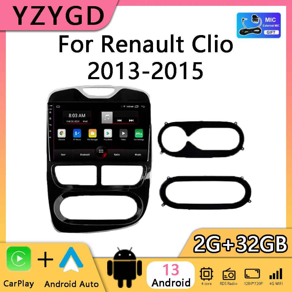 2+32GB for Renault for Clio 2013-2015 CarPlay Car Radio GPS Multimedia Player Screen
