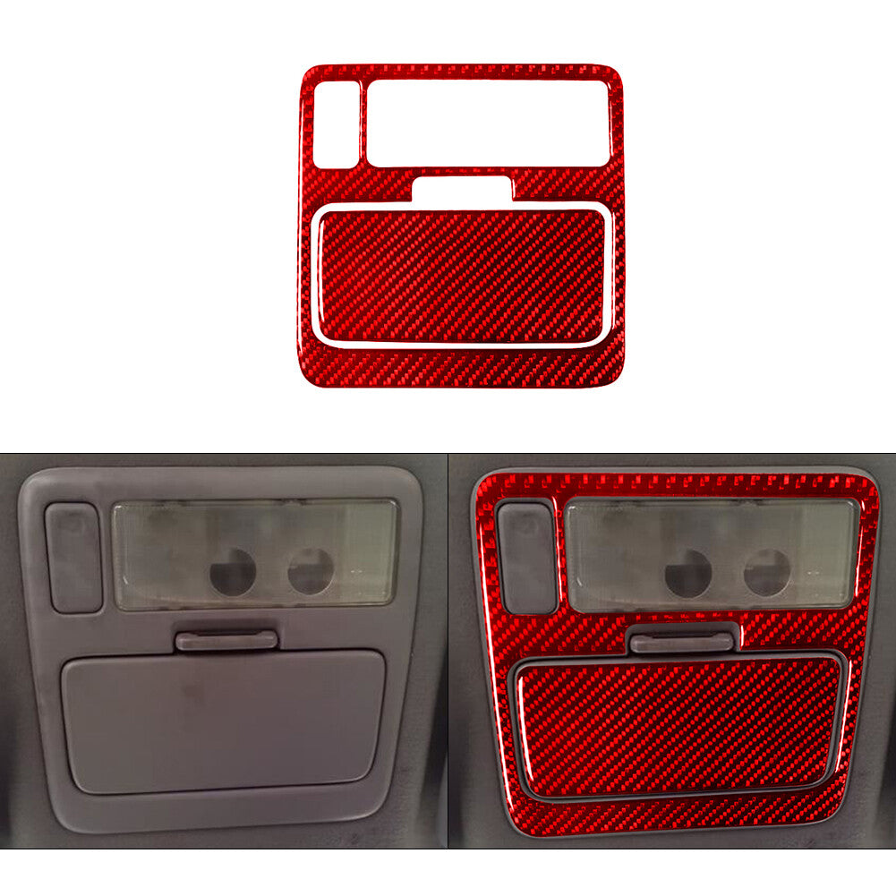 Carbon Fiber Interior Gear Shift Panel Cover Trim for Subaru Forester 2013-2018 v