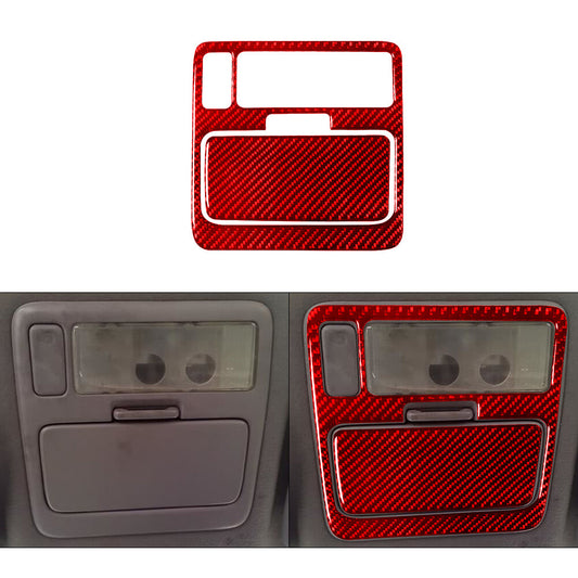 Carbon Fiber Interior Gear Shift Panel Cover Trim for Subaru Forester 2013-2018 v