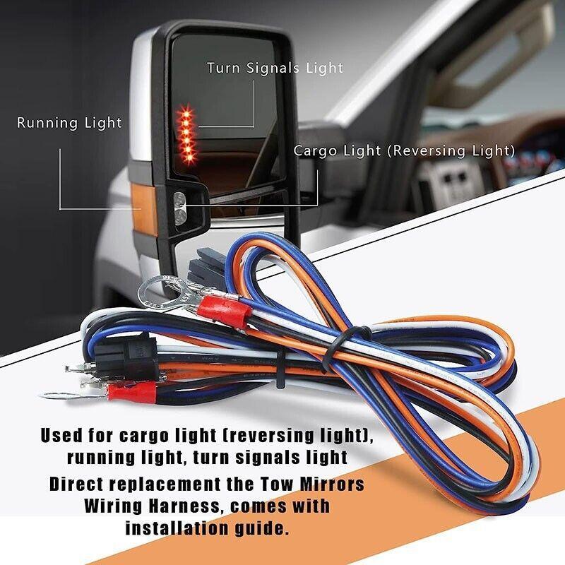 The telescopic lens harness is suitable for 2014-2018 for Chevrolet Silverado 1500
