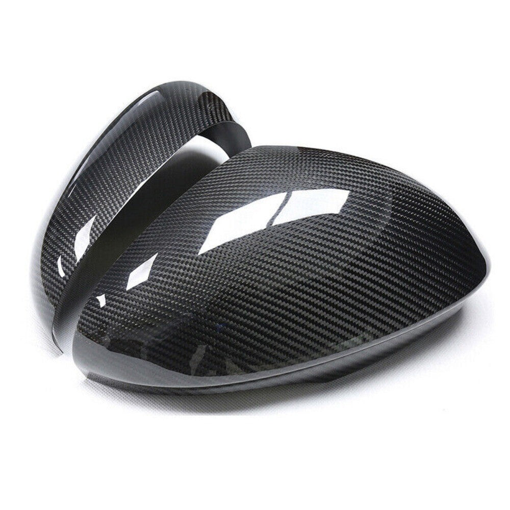 2x Carbon Fiber Style Car Side Mirror Cover Cap for Alfa Romeo for Stelvio 2017-2020 n