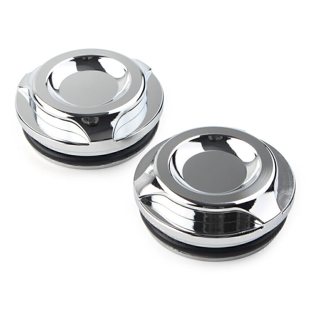 for Harley V-Rod VRSCF/D/R 2006-2017 08 09 Chrome Cut Swingarm Pivot Bolt Covers Q