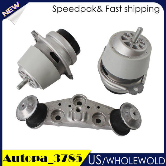 3PCS Engine Motor Mounting Transmission Mount For 3.0L for Porsche for Panamera 970 2012