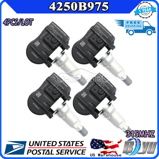 (4) Suitable for Mitsubishi Lancer Outlander Sport's new tire pressure sensor TPMS 4250B975 Q