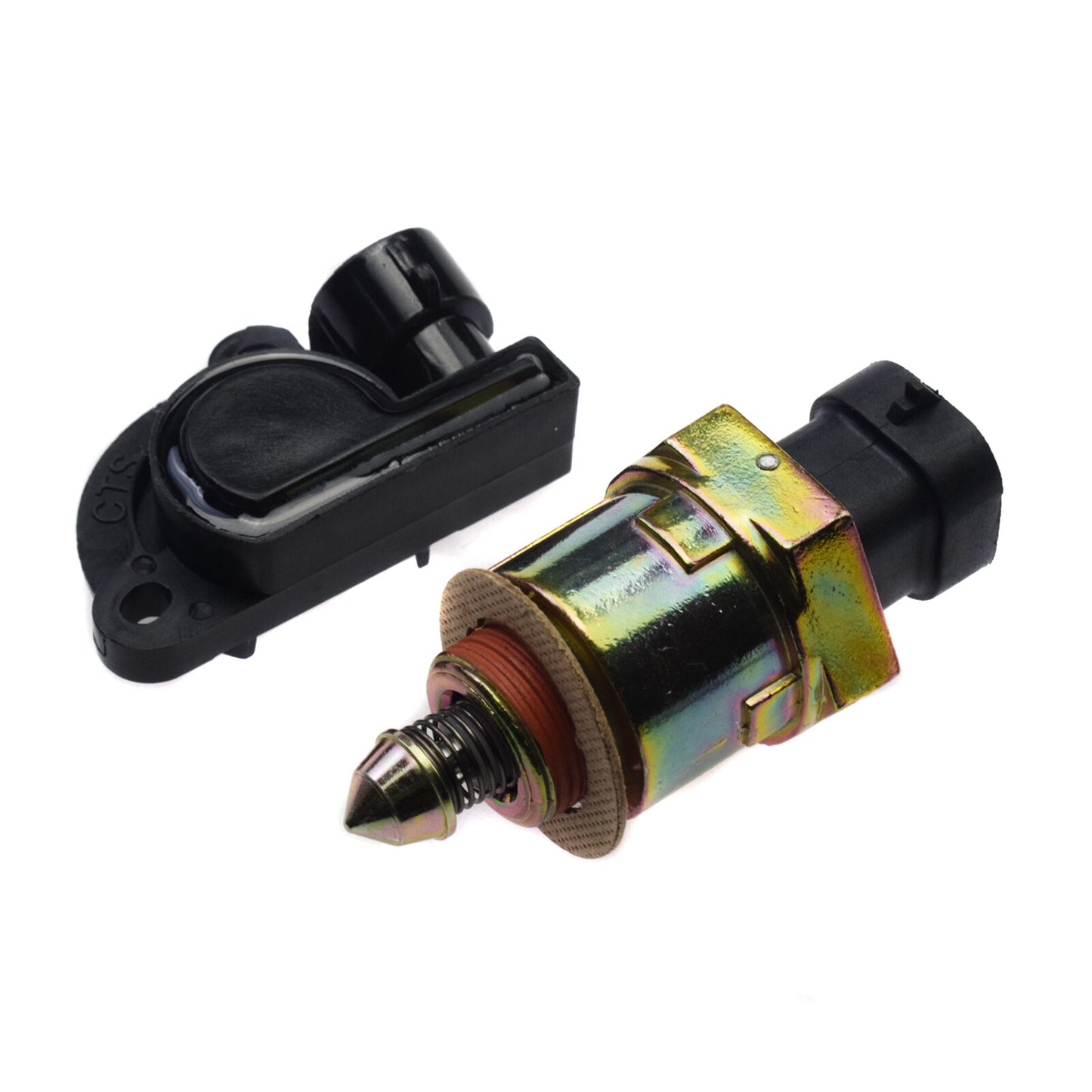 Idle Air Control Valve and Throttle Position Sensor for GMC for Camaro for Buick - v