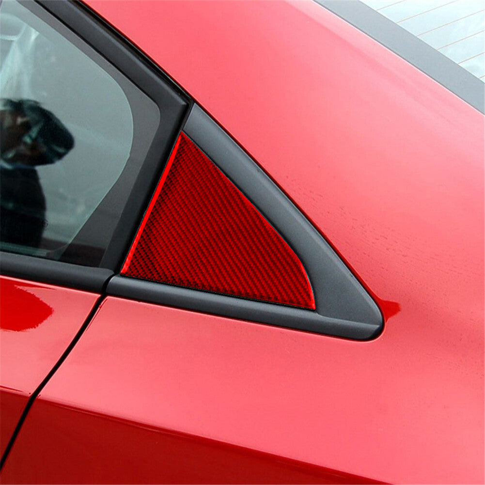 2Pcs Carbon Fiber Side Door Handle Cover Trim For 6 F12 F13 2011-2018 v