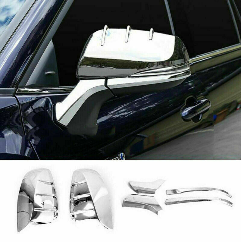 Chrome steel rear bumper molding trim cover for BMW 5 Series F10 2011 - 2013