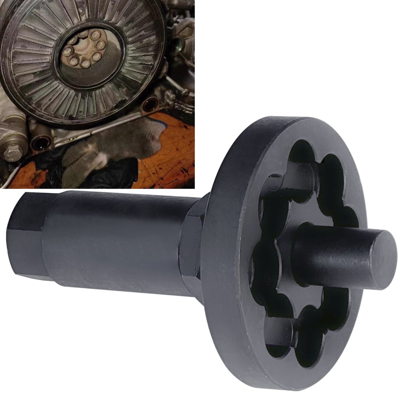 T40272 Crankshaft Turning Tool for Audi A6, A7, for A8 4.0 TFSI 8 Cylinder Gasoline Engine