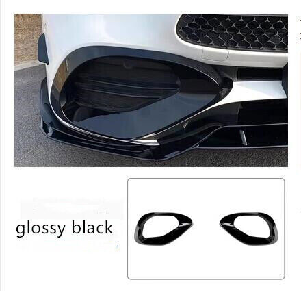 Gloss Black Fog Light Frame Cover Bezel For C-Class W206 2022-2023 n