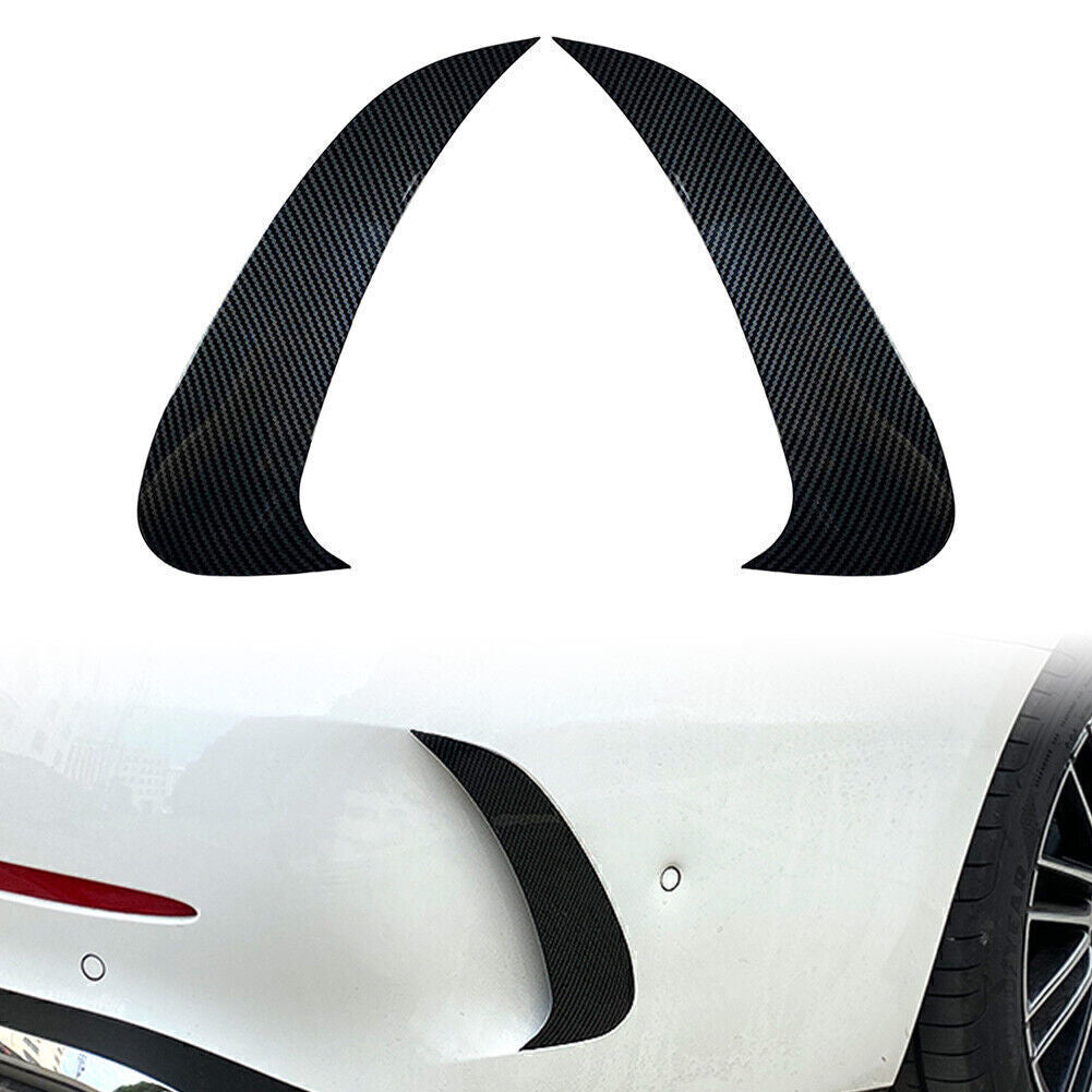 for Mercedes Benz C-class W206 2x Rear Bumper Splitter Spoiler Canard Air Vent