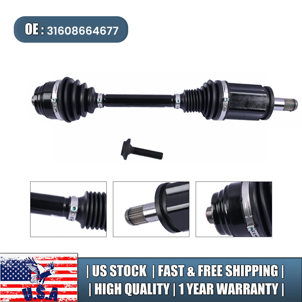 Front Left Driver Side Axle Shaft 31608664677 Fits 18-23 for BMW M550I XDRIVE G30
