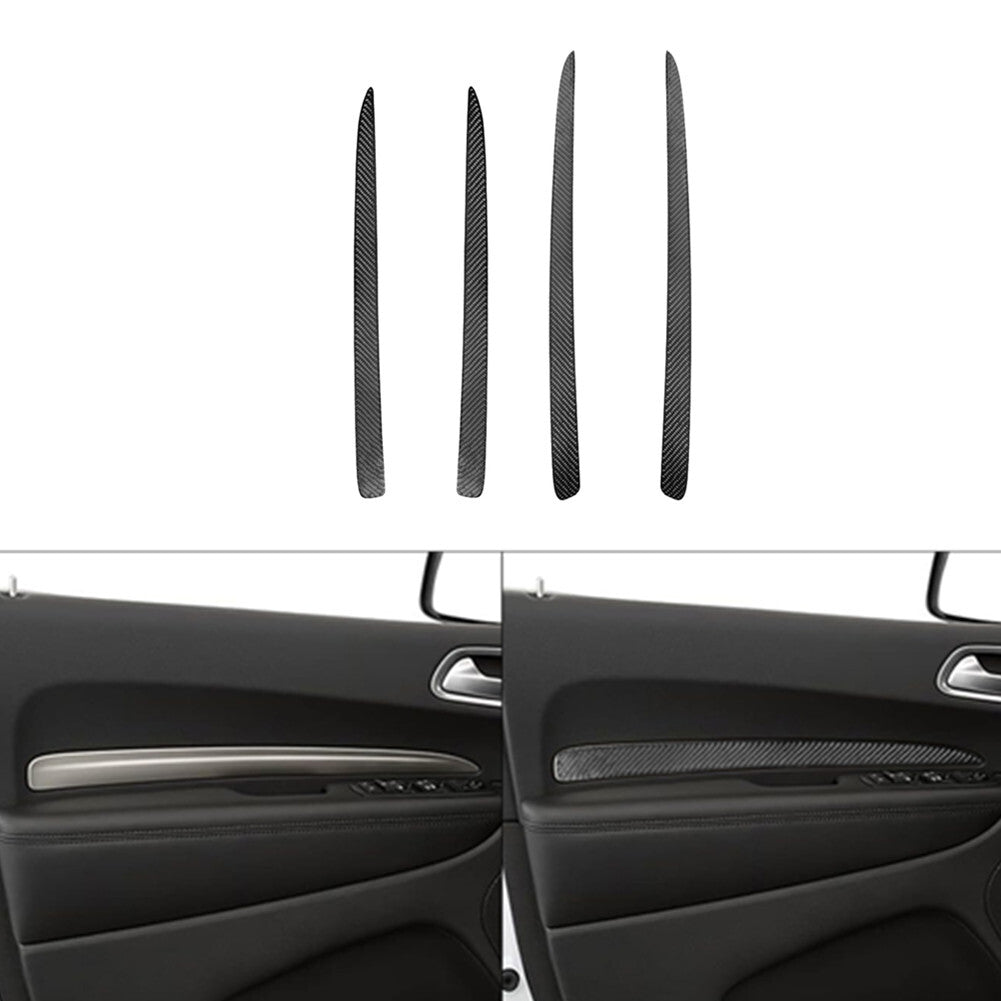 2Pcs Carbon Fiber Side Car Roof Trim Strips For Supra GR A90 2020-2022 v