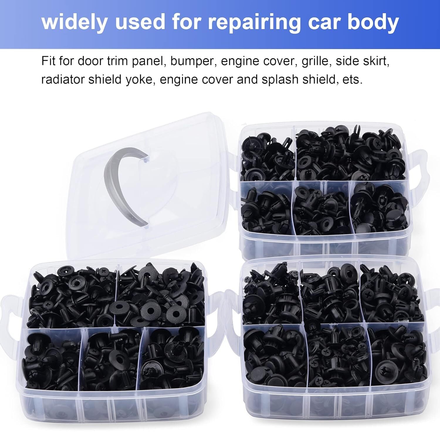 645P Car Body Kit Car Fixture Plastic Clip Fastener Car Push Fixture Clip