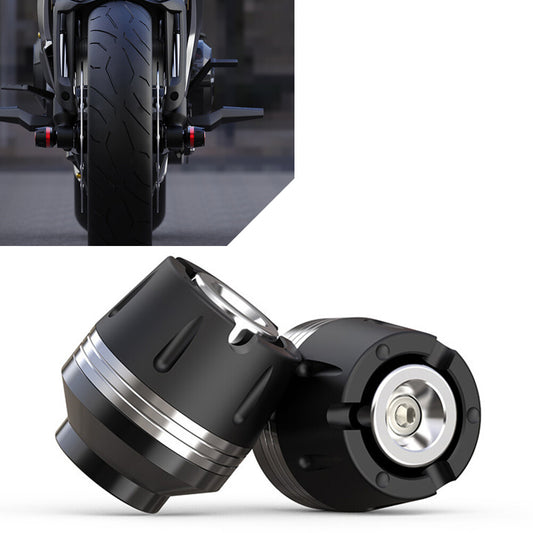 2x Motorcycle CNC Front Fork Wheel Crash Protector Anti-falling Frame Slider