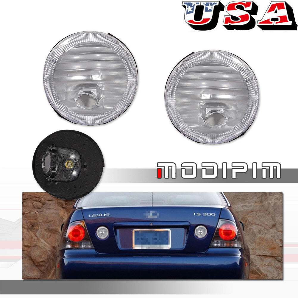 Pair of Clear Lens Trunk Tail Lights for 2001 - 2005 for Lexus IS300 - v