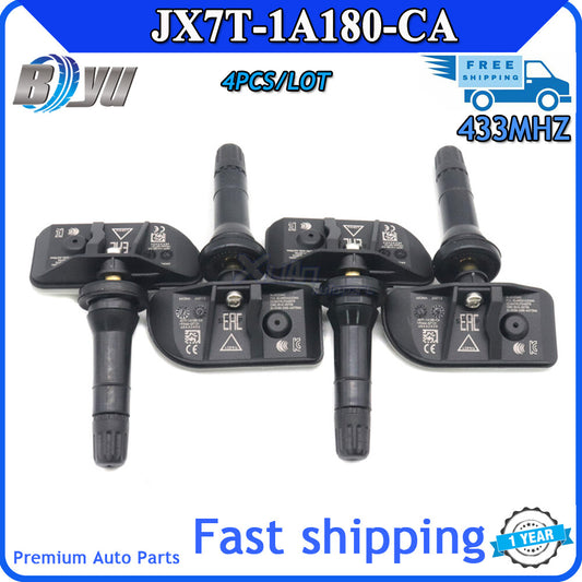 JX7T-1A180-CA Sensor 4PCS FOR 2020 for LINCOLN AVIATOR MOTORCRAFT TPMS Tire Pressure