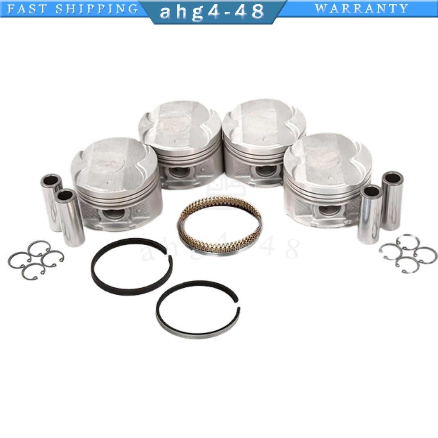 4-piece engine piston kit 13101-88601 for Celica GTS Matrix for Corolla 00-06 1.8L