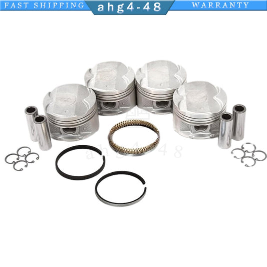 4-piece engine piston kit 13101-88601 for Celica GTS Matrix for Corolla 00-06 1.8L