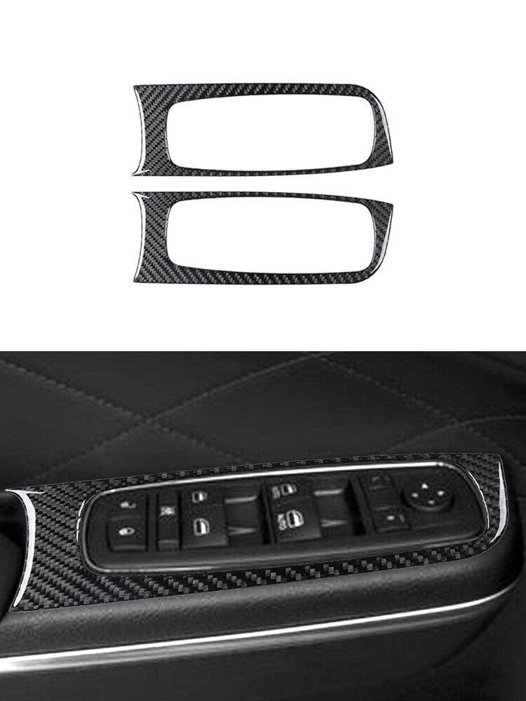 Carbon Fiber Speedmeter Below Frame Trim Cover for Honda for Civic Coupe 2013-2015 v