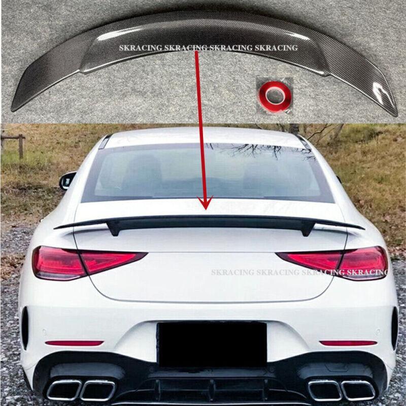 Suitable for Mercedes-Benz W257, CLS450, and CLS53 models from 2019 to 2021. carbon fiber rear cargo bed wing.