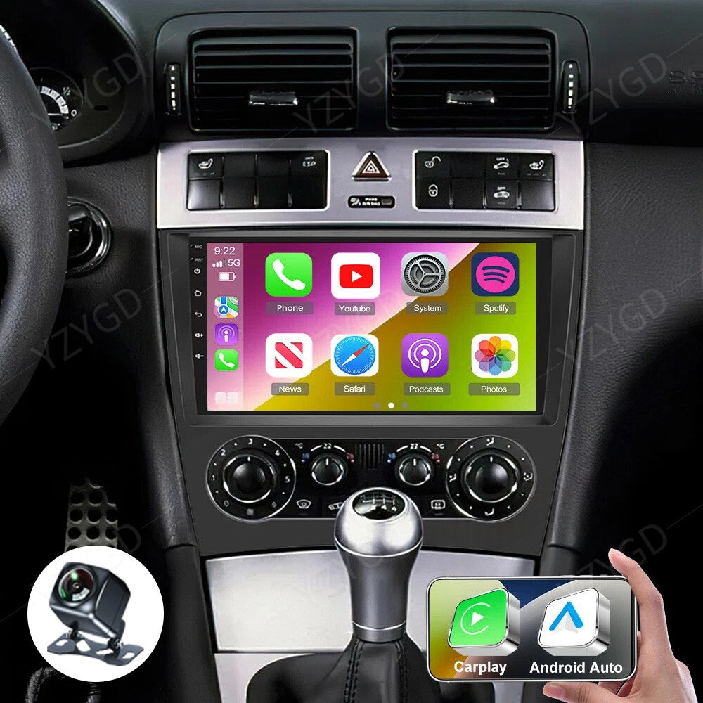 for Mercedes for Benz C-Class C230 C280 2004-2007 Stereo GPS Car Radio CarPlay WIFI