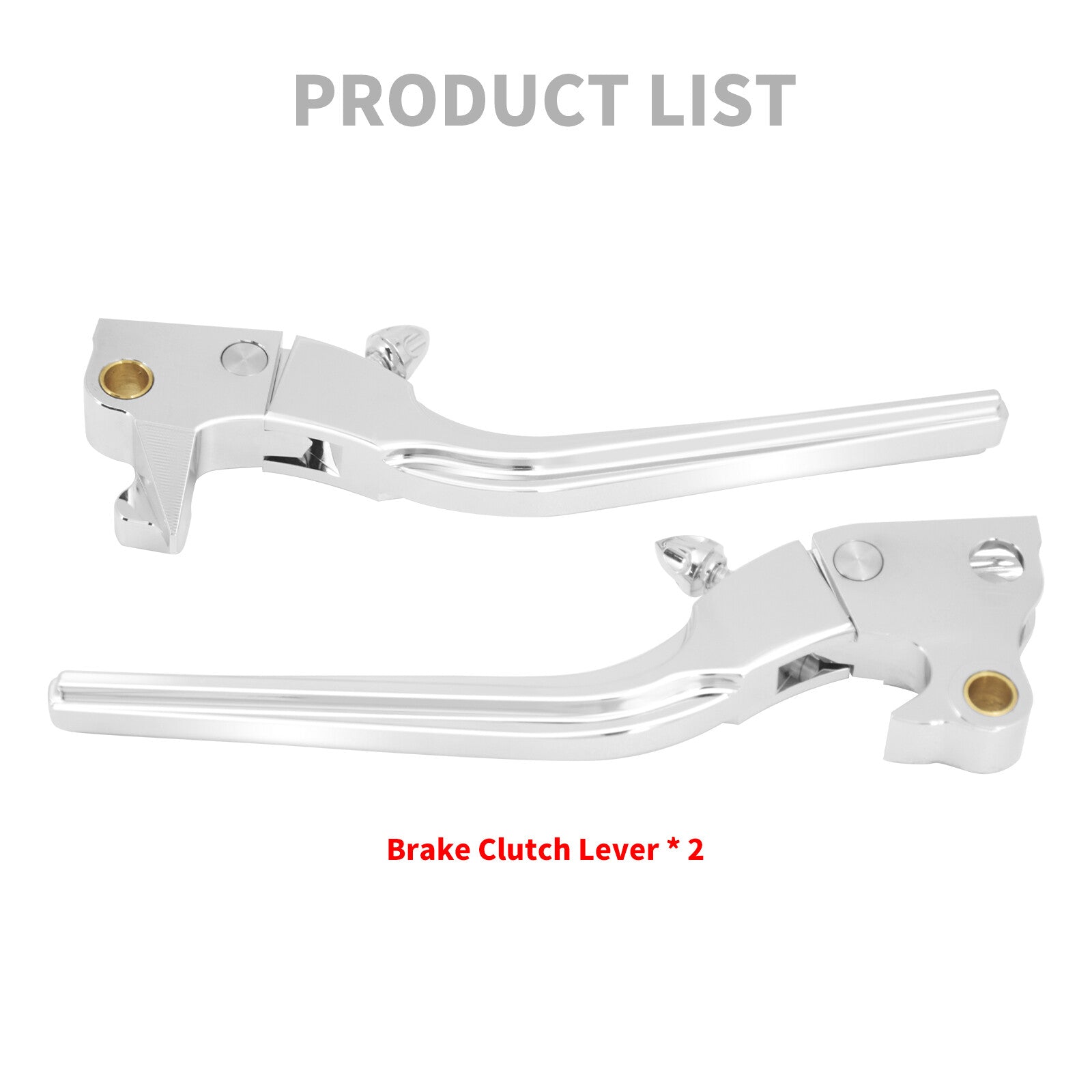 Chrome Brake Clutch Levers Fit for Harley Sportster Iron 883 1200 XL 48 72 04-13 Q