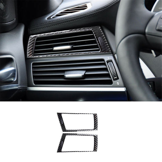for Audi A4 2017-2019 Red Carbon Fiber Rearview Mirror Anticollision Cover Trim v
