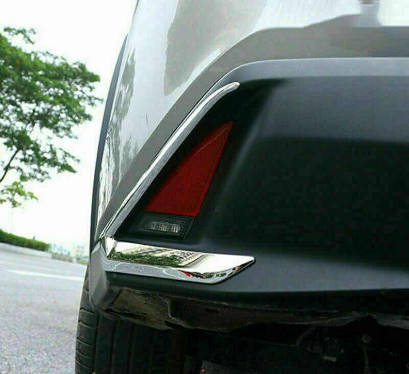 for Lexus UX 200 250h 260h 2019-22 Chrome Rear bumper Fog Light Lamp Cover Trim