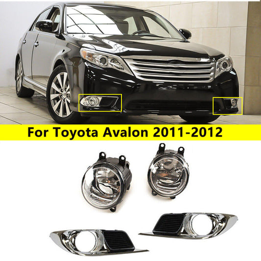 Front fog lights + protective grille cover (1 pair) for 2011-2012 for Toyota for Avalon