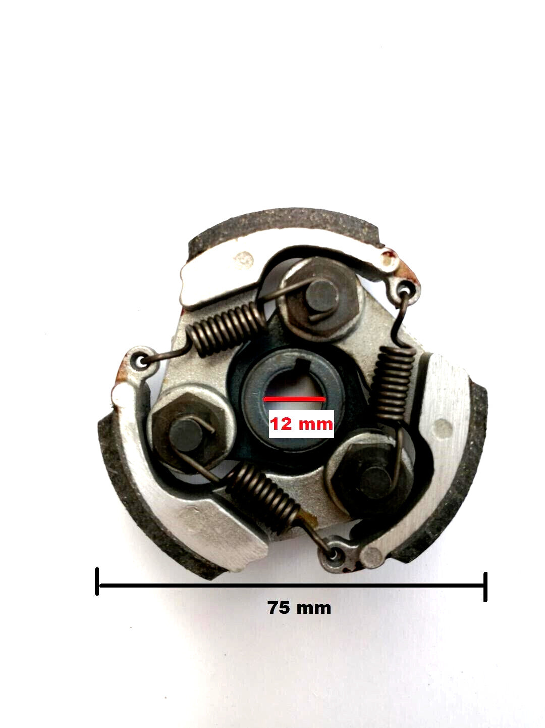 New Clutch Pad for 47cc 49cc 2 Stroke Pocket Bike ATV Minibike 3 Shoe Spring