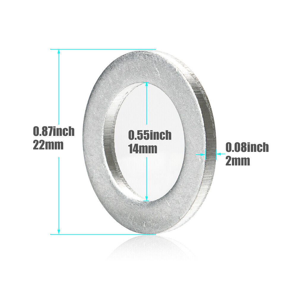 100-piece pack of oil drain plug gaskets/drain plug gaskets/sealing rings for Honda for Civic Q