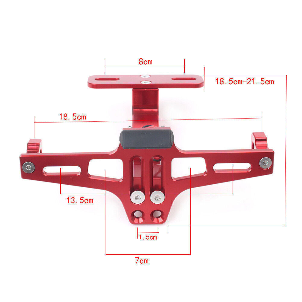 License Number Plate Holder Tail Tidy Bracket Fit for Honda fit for Suzuki fit for Ducati 6C