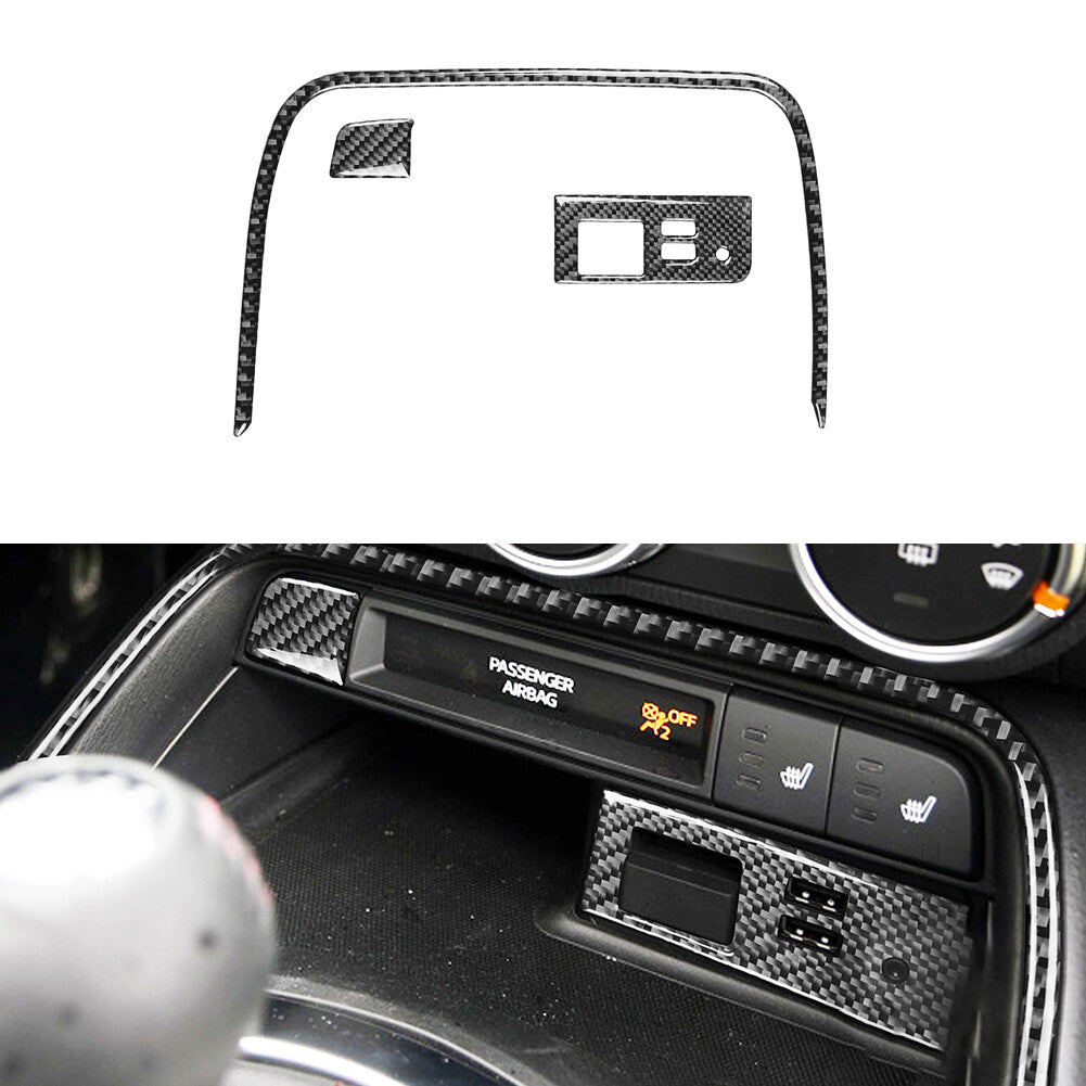 Carbon Fiber Gear Shift Outer Frame for Jeep for Wrangler Jl 2018+ Gladiator 2020+ v