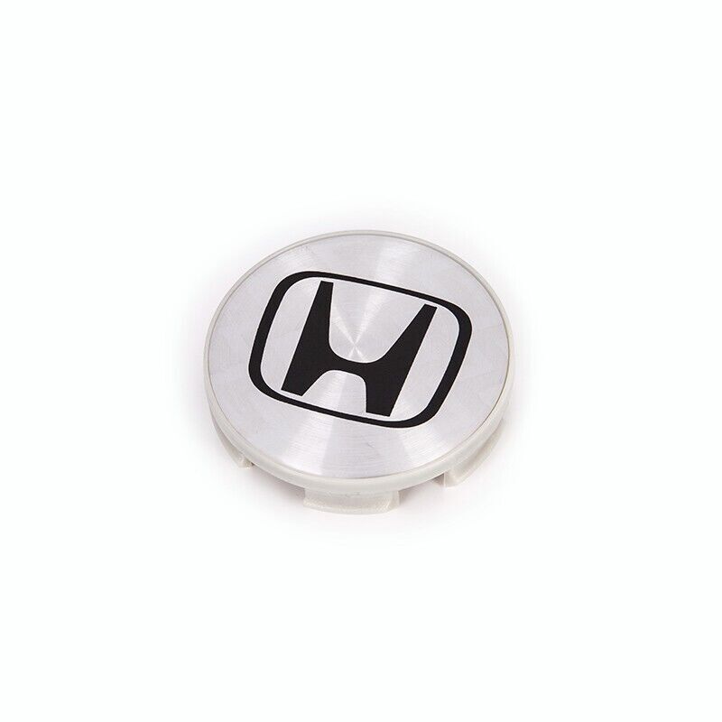 4-Piece Silver/Black Logo Aluminum Wheel Center Caps for Honda 1999-2005 for Civic 58mm