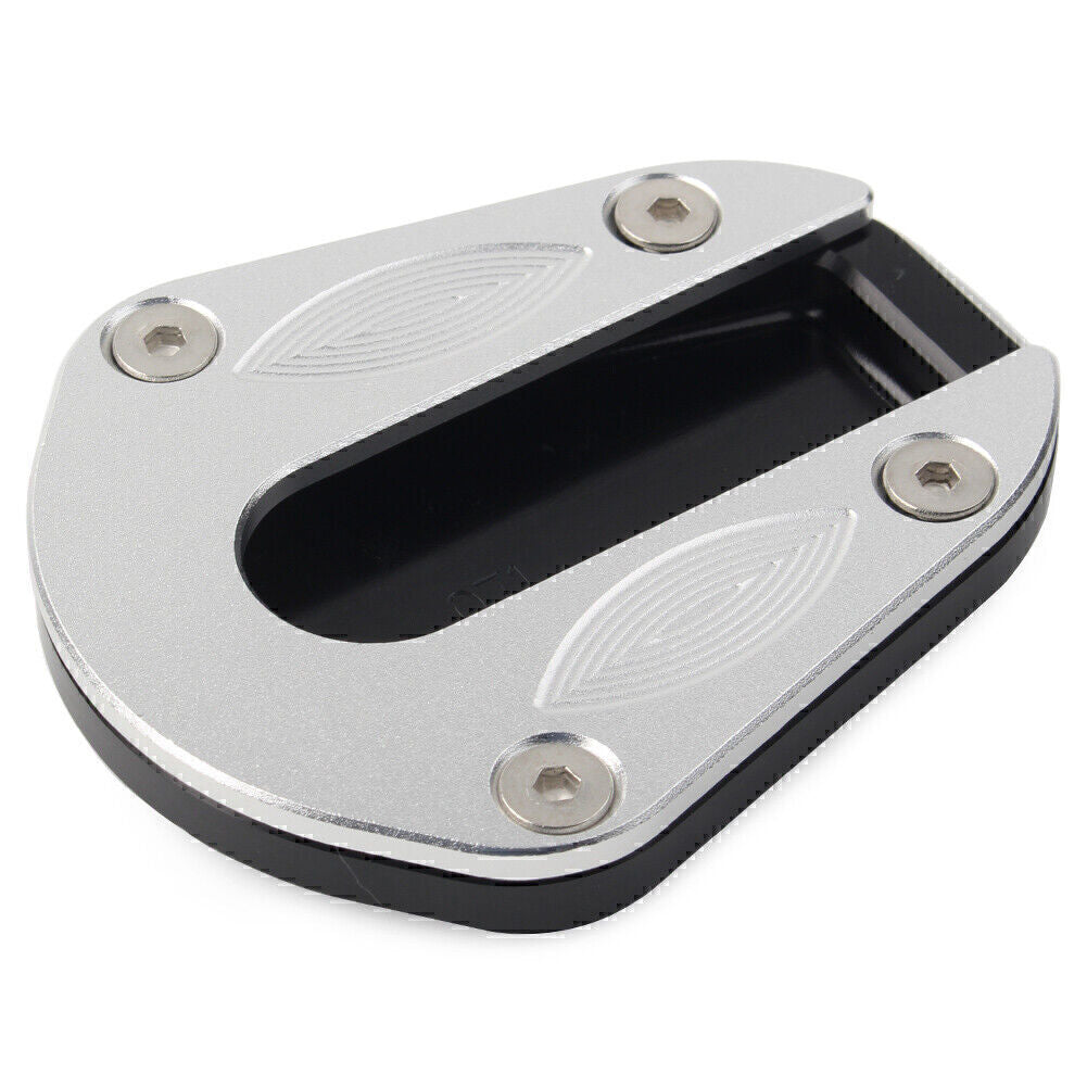For BENELLI TRK 502 Black Support Foot Side Stand Enlarger Plate Kickstand Pad Q