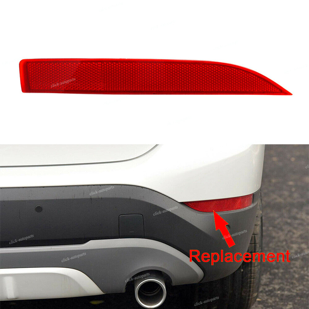 Rear Right Bumper Reflector Lens Light Lamp Cover for BMW X1 F48 F49 14 15 16 17 Q