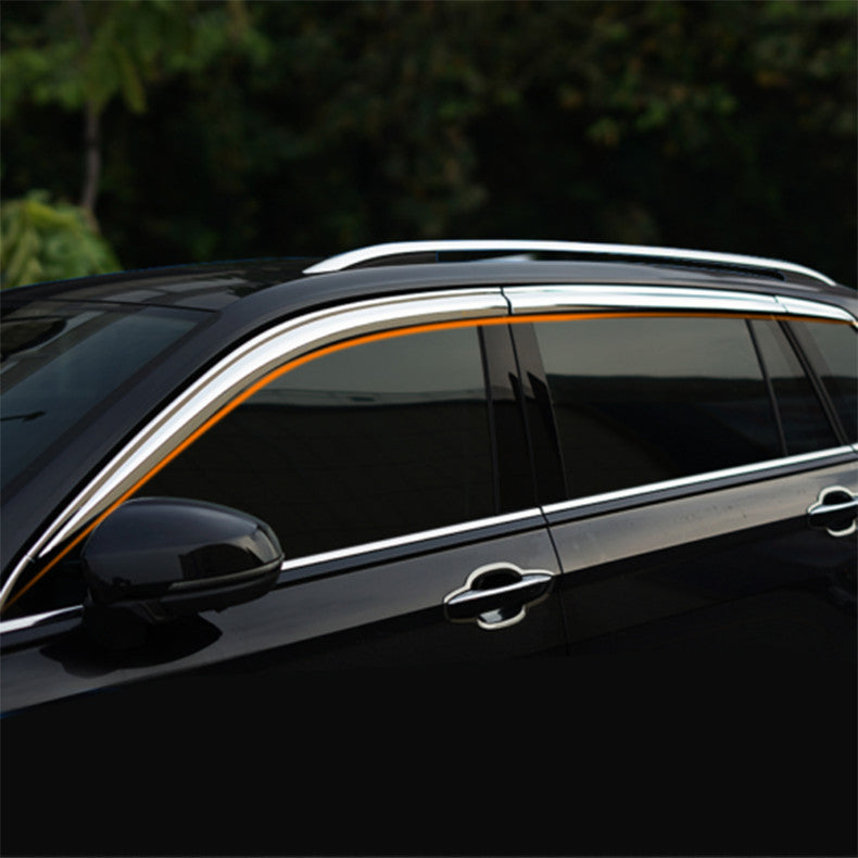 for Kia Sorento 2016-20 silver Window Wind Visors Sun Rain Guard Vent Deflectors