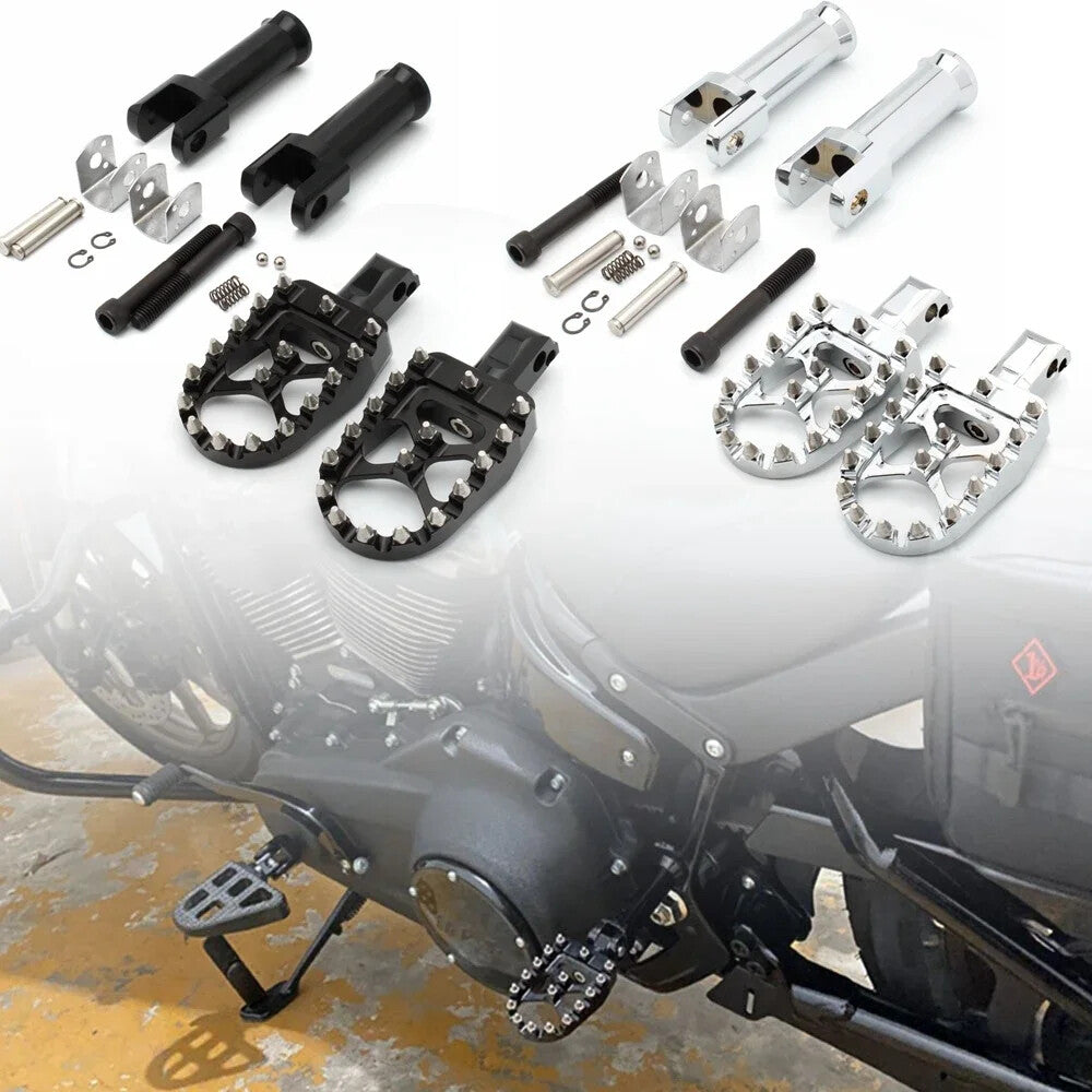 Motorcycle Rear Passenger Footpegs Footrests for Harley Softail Street Bob 2018