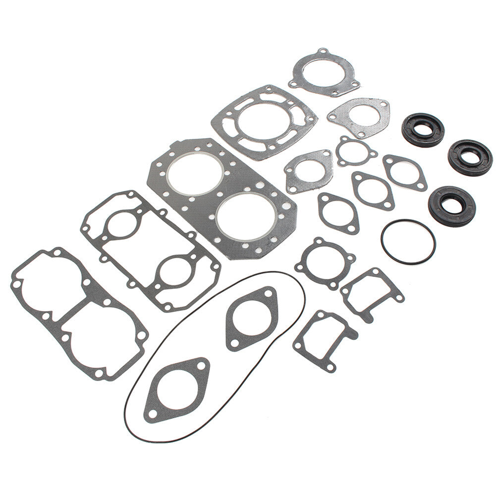 for Kawasaki 550 82-90 Full Complete Engine Gasket Oil Seal & O-Ring Kit Q