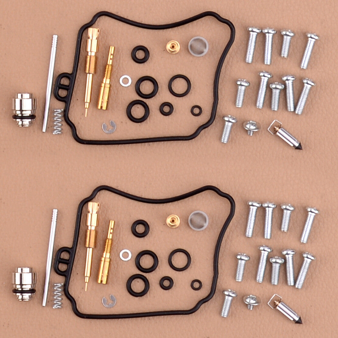 2x Fit for Yamaha XVS65 V-Star 650 Carburetor Repair Kit Floating Needle New Q