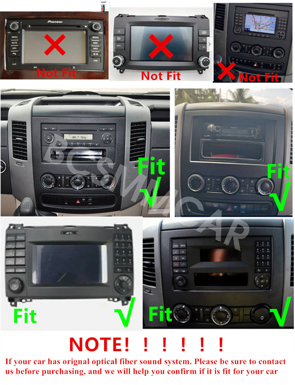 Touch Screen Car Multimedia Player GPS Fit for Mercedes-Benz Sprinter 2006-2017