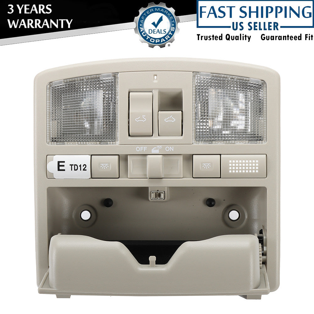 For 09-15 for Mazda 6 CX-9 Overhead Sunroof Console Reading Light w/ Sunglass Holder Q
