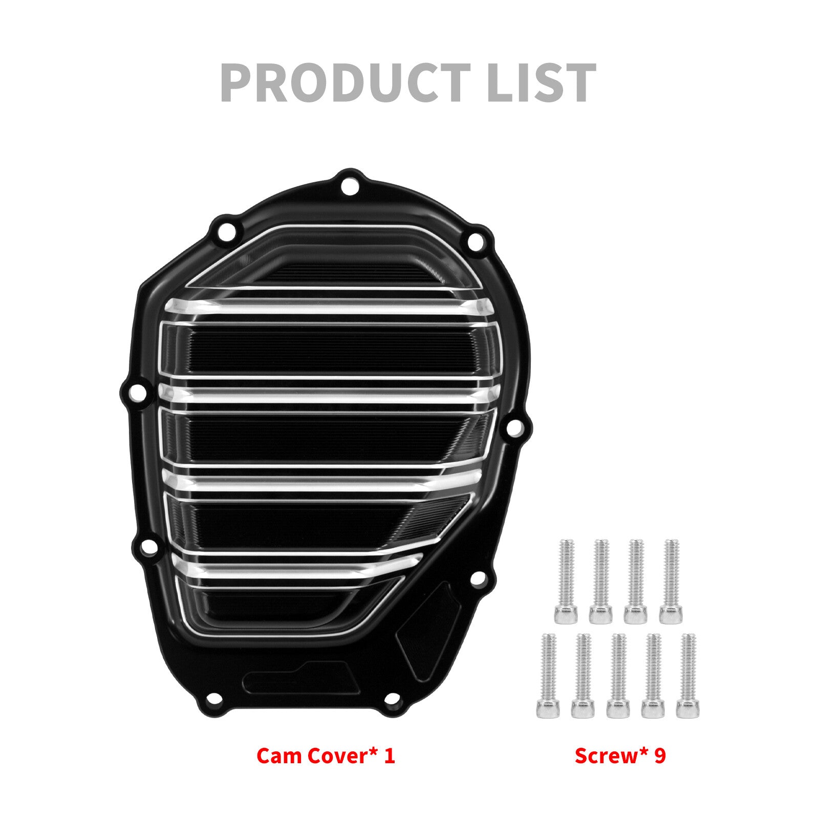 Aluminum Side Cam Engine Cover for Harley Touring Road Electra Glide 2017-2023 Q