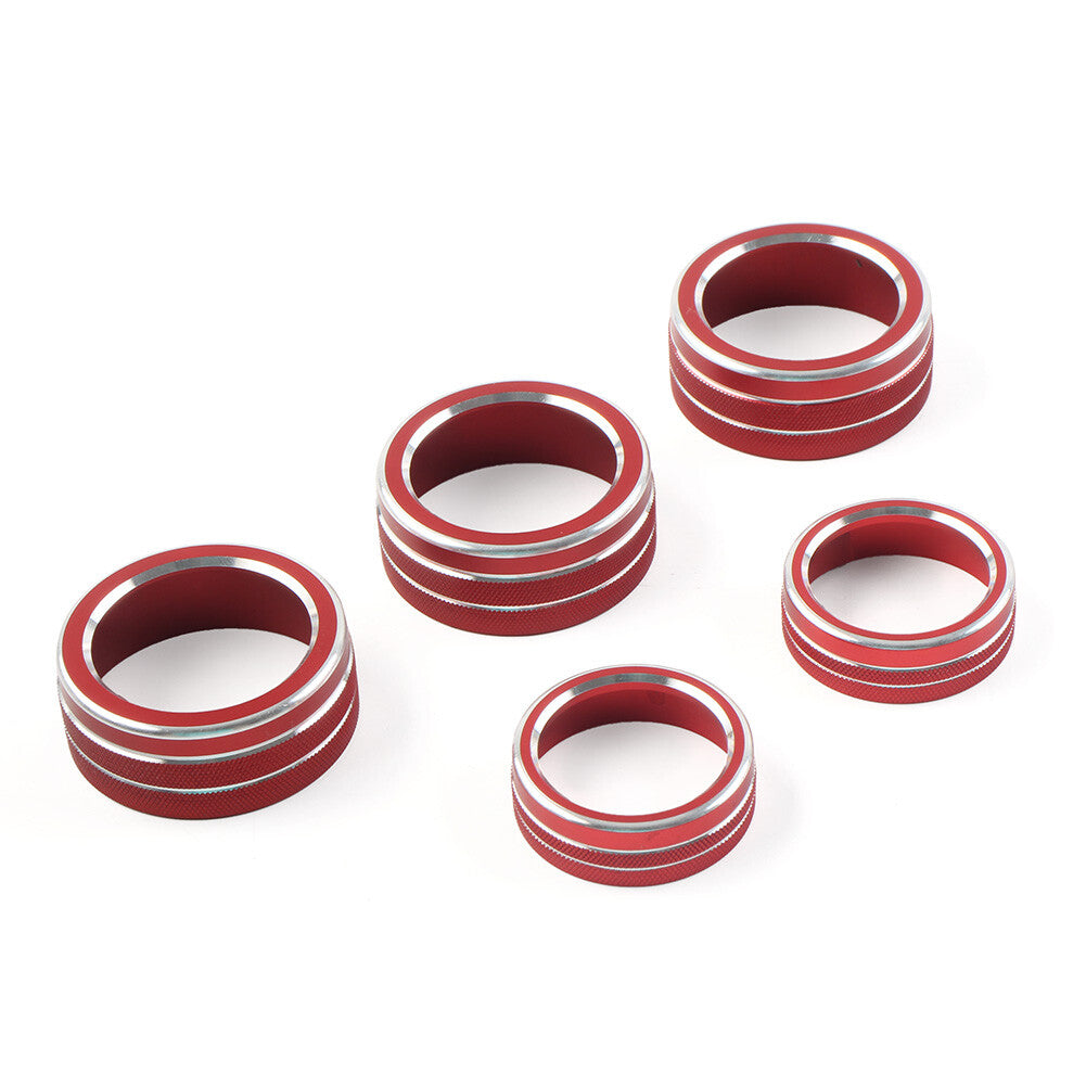for Honda Accord 10th Generation 2018-22 Control Switch Knob Ring Cover Trim Red