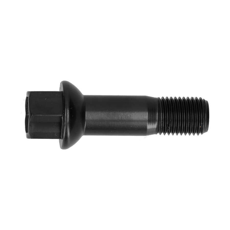 5-piece set of black lug bolts and nuts, 0009907607, suitable for Mercedes-Benz ML550, GLK350, S550, CL500, GL450.